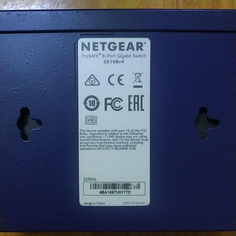 Bộ chia mạng Netgear 8 cổng 1Gbps. Switch Netgear GS108 V3 V4