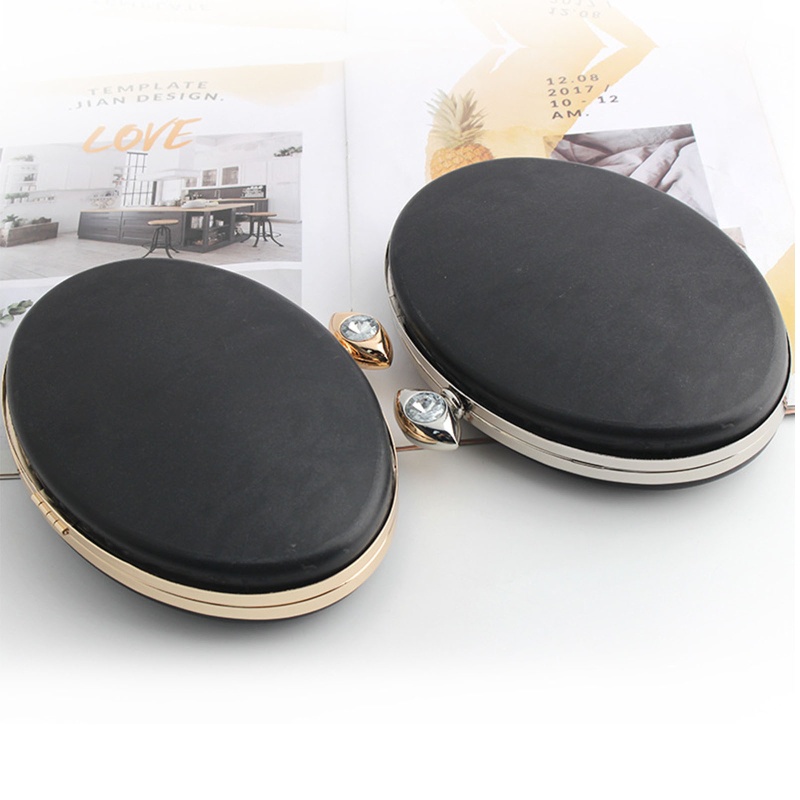 Khung Kim Loại Hình Oval Dùng Làm Ví Thủ Công DIY
