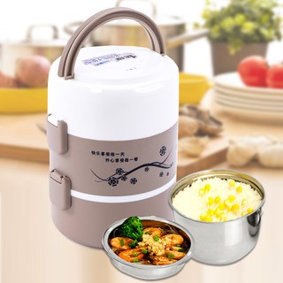 Hộp cơm, cặp lồng  3 tầng đa năng cắm điện