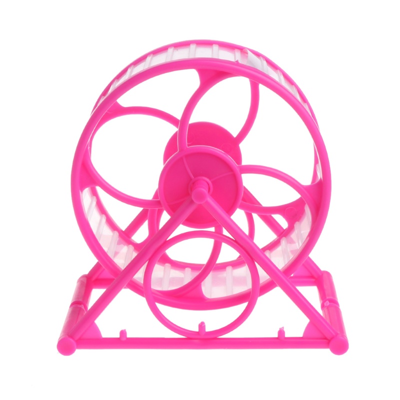 Bánh Xe Chạy Bằng Nhựa Kèm Giá Đỡ Yên Tĩnh Dễ Lắp Đặt 4.9Inch Cho Lồng Chuột Hamster