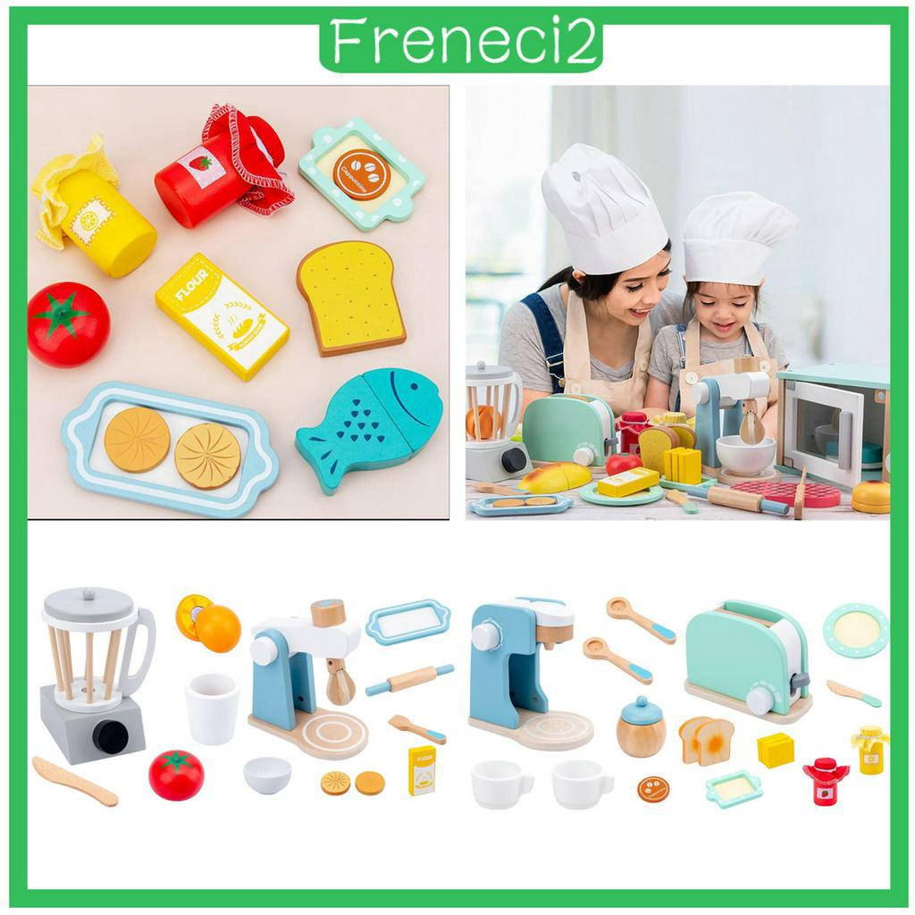 Set 2 Đồ Chơi Nhà Bếp Bằng Gỗ Cho Bé