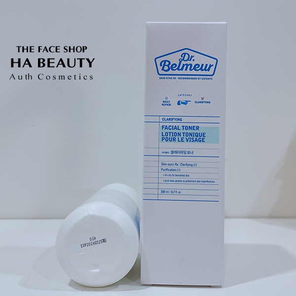 Nước hoa hồng cho da mụn thích hợp cả da dầu hỗn hơp da nhạy cảm The Face Shop Dr Belmeur Clarifying Facial Toner 200ml | BigBuy360 - bigbuy360.vn