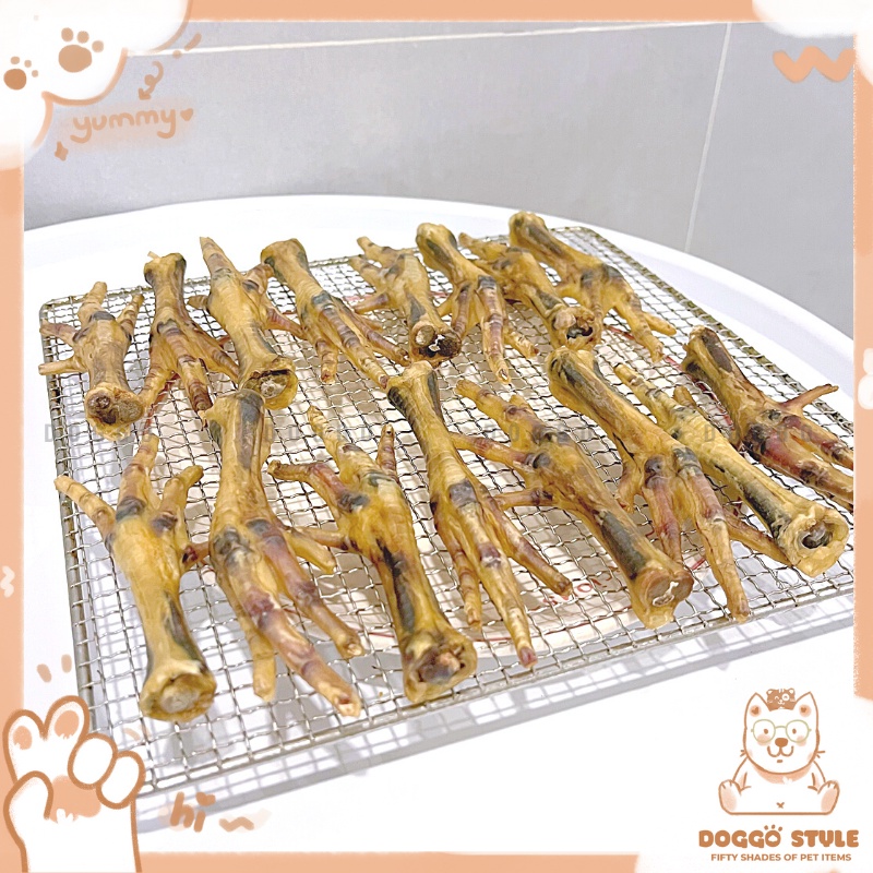 Treat Bánh Thưởng Cho Chó Chân Gà Sấy Khô DOGGO Homemade Không Chất Bảo Quản 100G Thức Ăn Cho Chó Thú Cưng