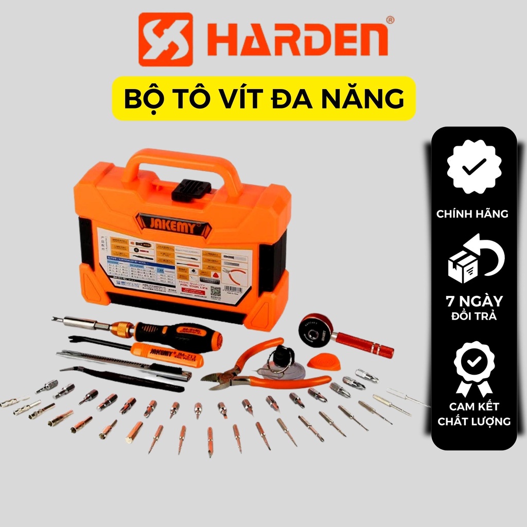 Bộ dụng cụ sửa chữa điện thoại tua vít đa năng 1/4'' JAKEMY 47 In 1