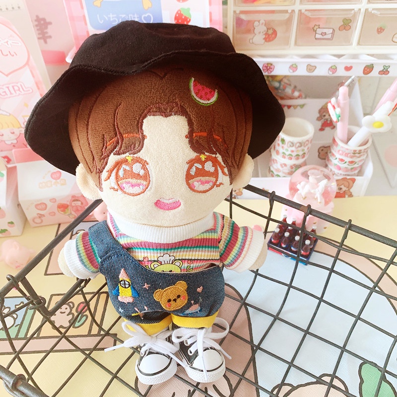 BỘ ÁO VÀ QUẦN YẾM LỆCH DOLL 20CM