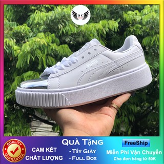 Giày Nữ🎁FREESHIP🎁 Giảm Ngay 20K Khi Nhập [ GIAY PUMAA ] Giày Thể Thao Pumaa Mũi Bạc Nữ
