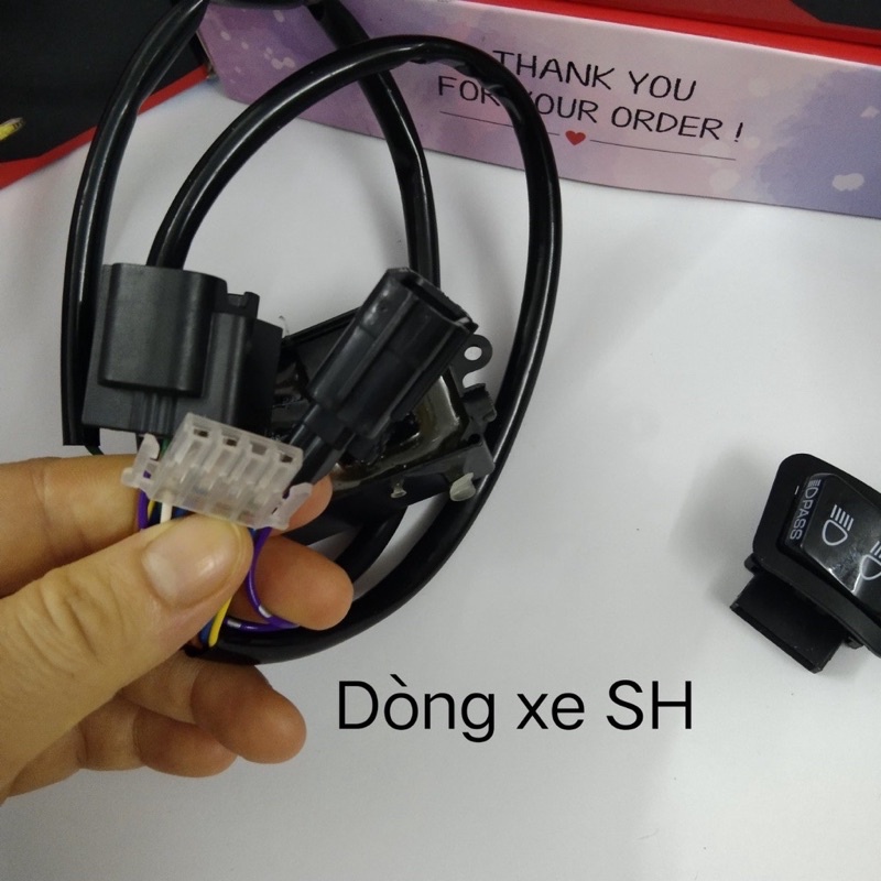 Mạch Tắt Mở Đèn SH Mode và SH Lắp Đặt Như Zin+ Kèm Công Tắc