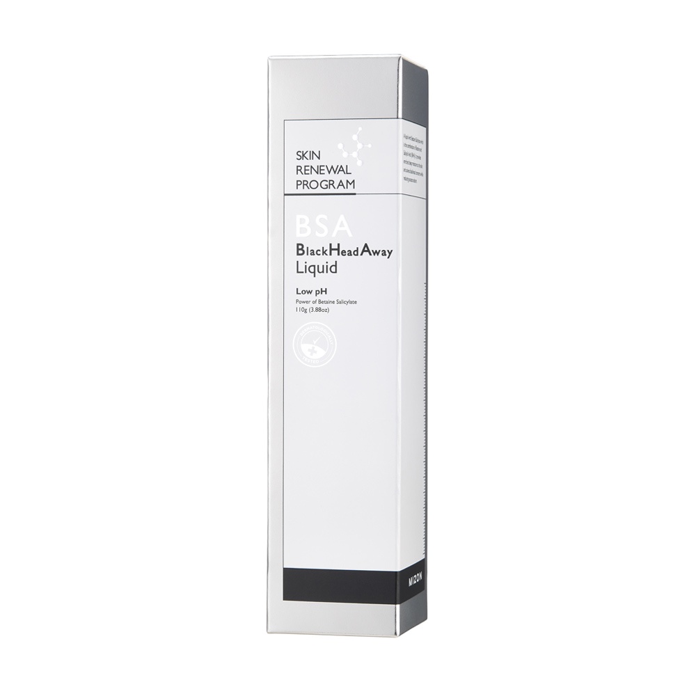 MIZON BSA Blackhead Away Chất lỏng 110ml / Loại bỏ mụn đầu đen, da chết, loại xịt