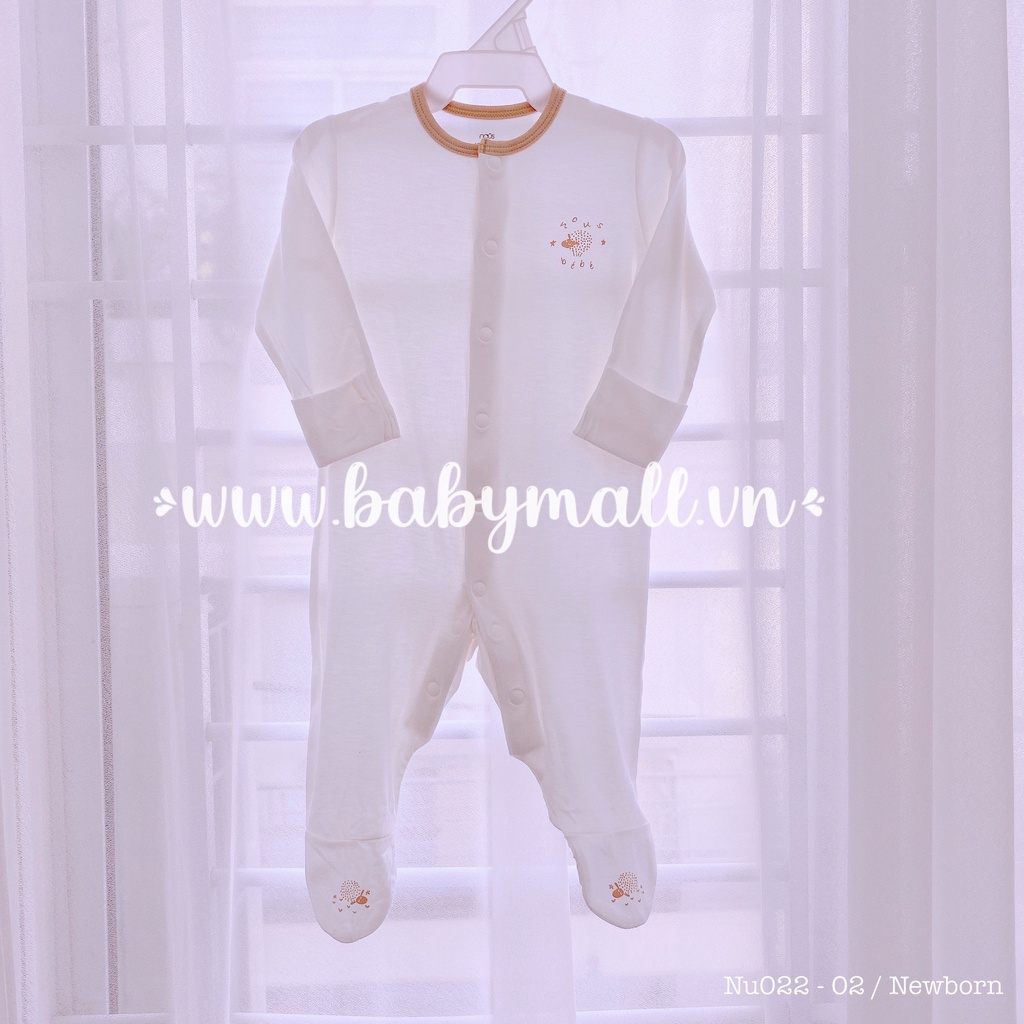 NOUS Body liền cài giữa cho bé size Newborn NU022