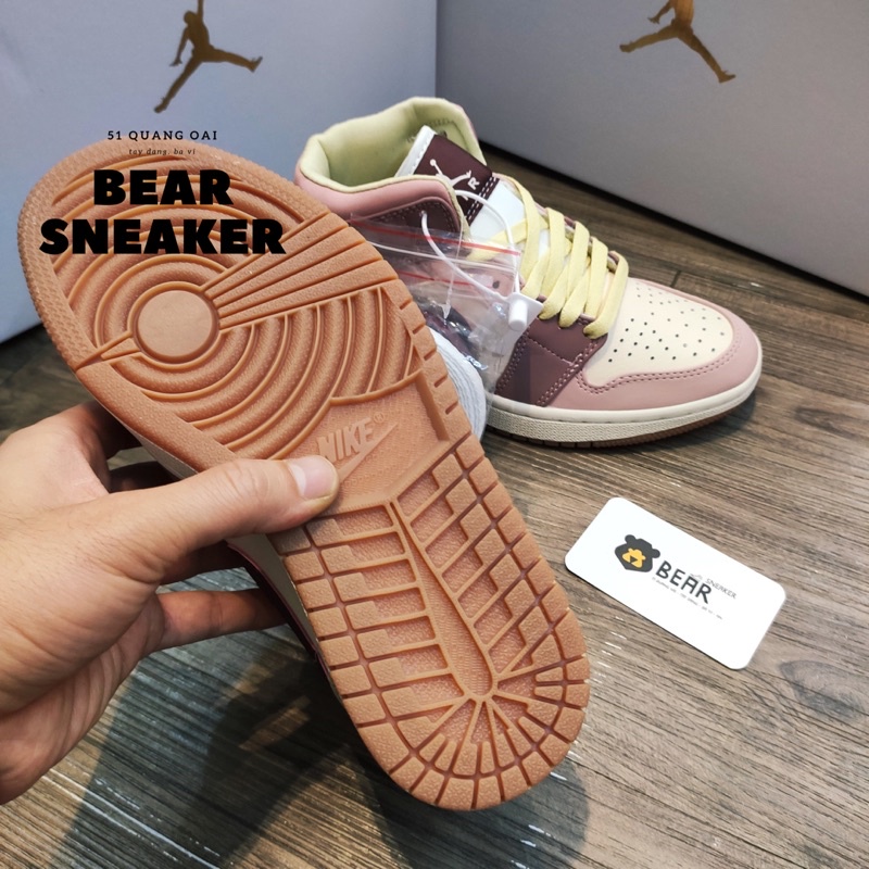 [Bear.sneaker] Giày Thể Thao JD1 Milktea Brown “trà sữa nâu” bản SC (limitted)