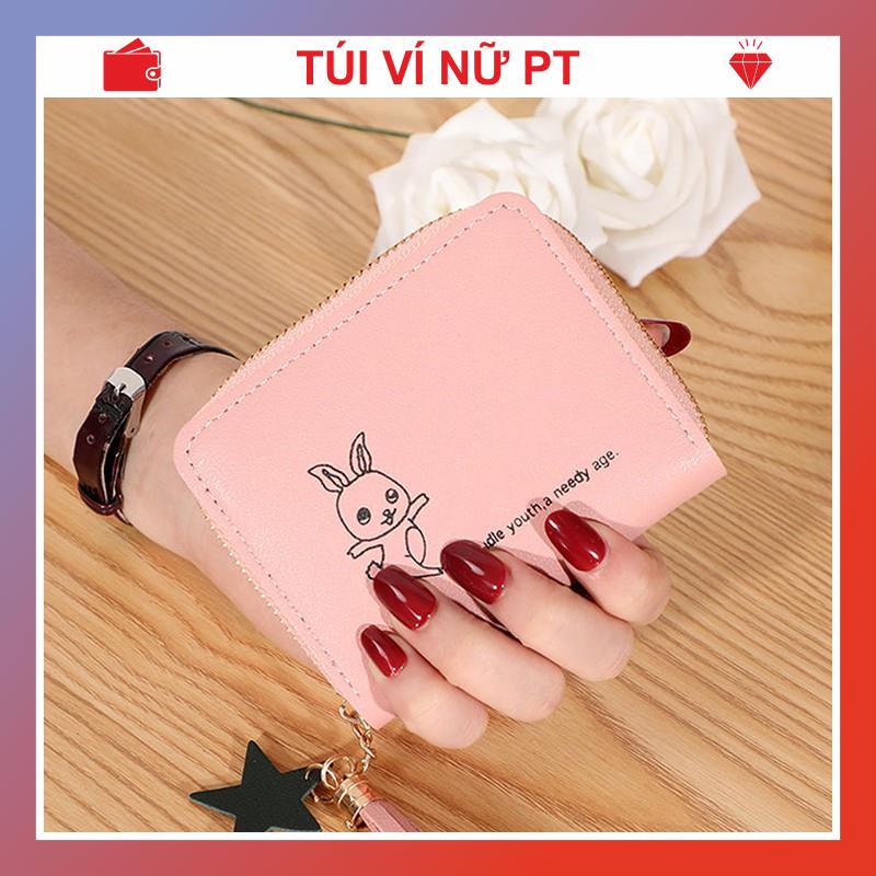 Ví nữ nhỏ ngắn bỏ túi nhiều ngăn cao cấp đựng tiền cute dễ thương TUIVINUPT CTVI127