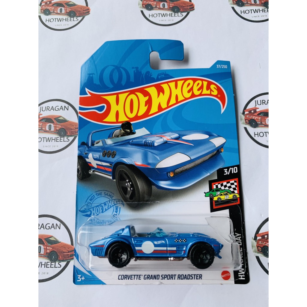 Hot Wheels Mô Hình Xe Hơi Corvette Grand Sport Roadster Blue Lot C 2021