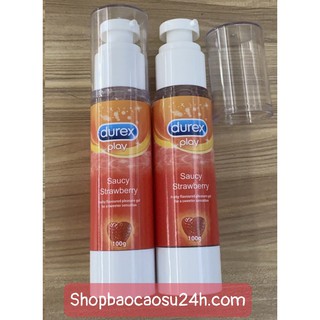 Gel Bôi Trơn Hương Dâu Tăng Độ Ấm Tự Nhiên Durex Saucy Strawb giao hàng kín đáo che tên sản phẩm
