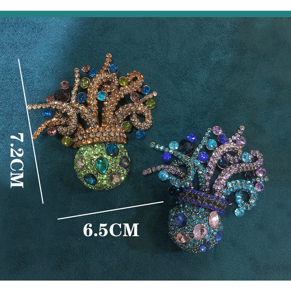 Trâm Cài Áo Hình Bạch Tuộc Đính Đá Sang Trọng