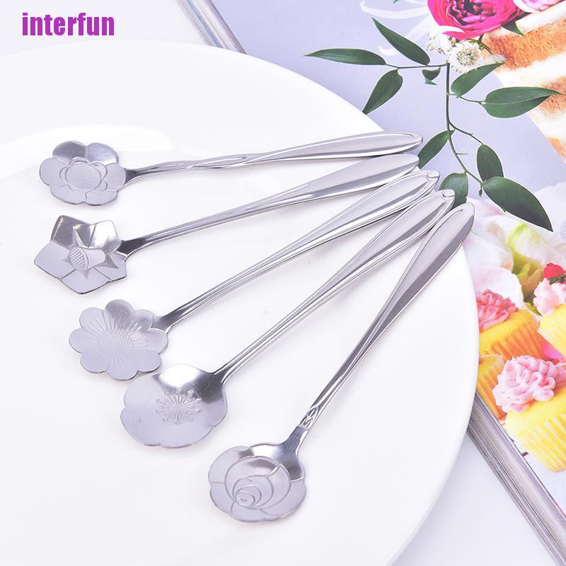 Muỗng Inox Hình Hoa Anh Đào Xinh Xắn