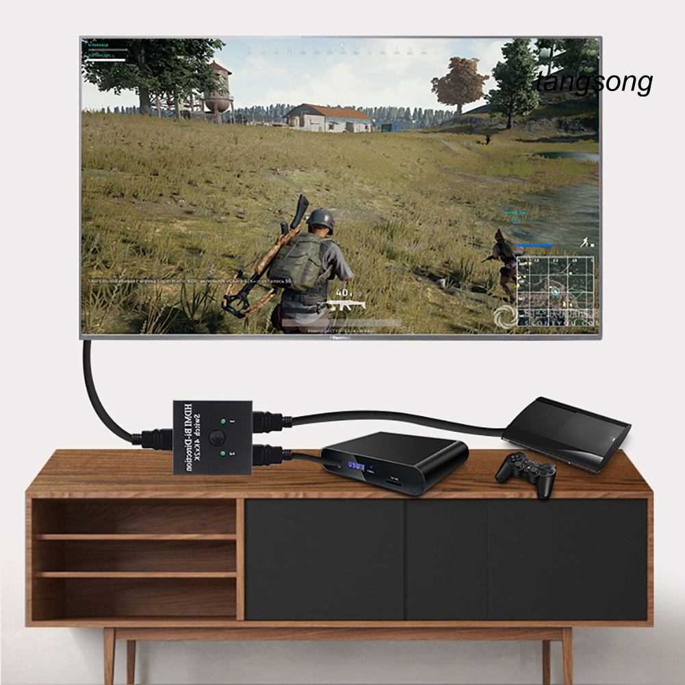 Bộ Chia Âm Thanh Hdmi Ts-4K Hdmi-Compatible Hd 1 In 2