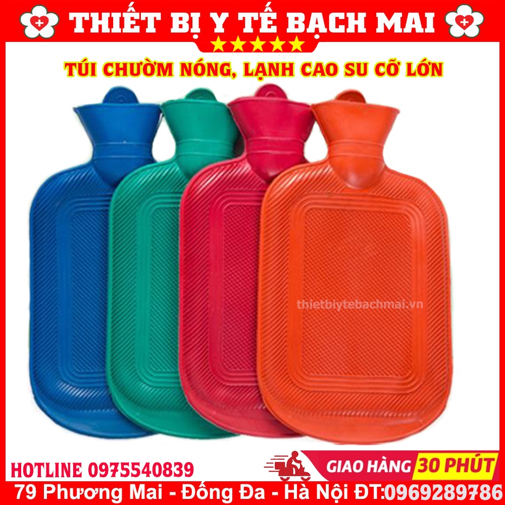 Túi Chườm Nóng Lạnh Cao Su Cỡ Lớn 2000ml