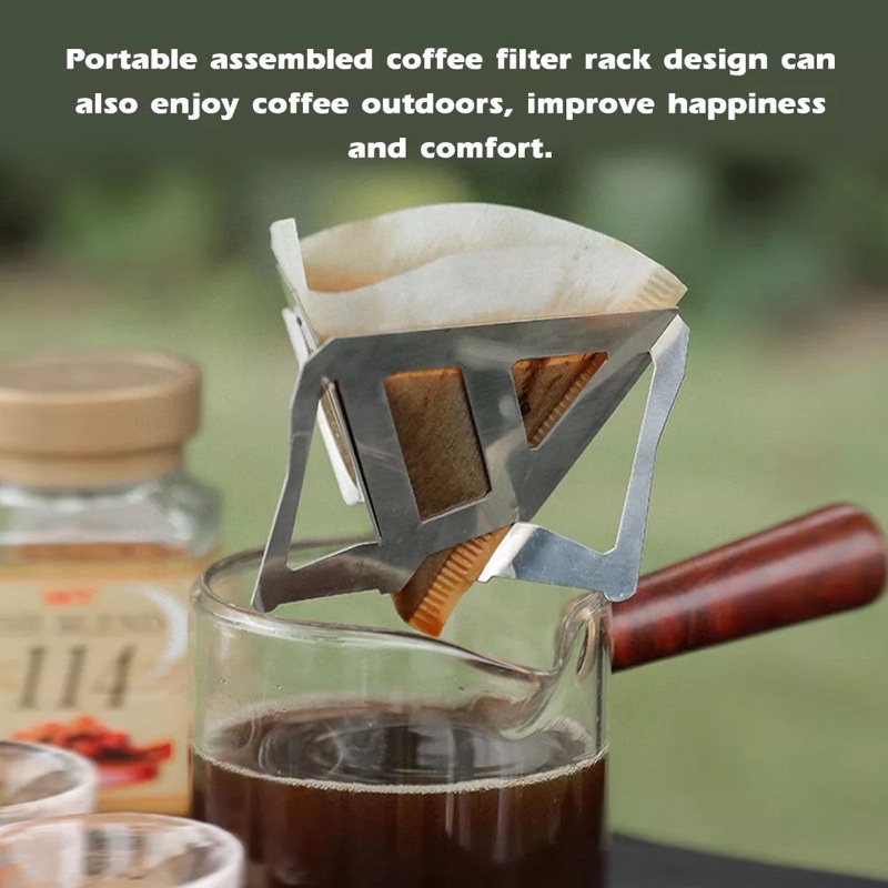 Phin cà phê tháo rời lắp ráp cơ động