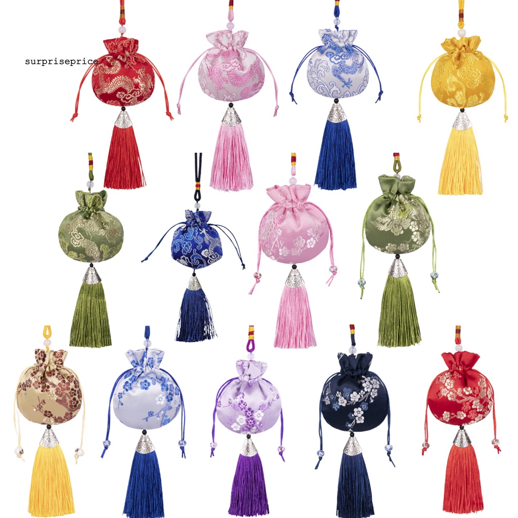 Túi Thơm Treo Tường Trang Trí Họa Tiết Hoa Thanh Lịch