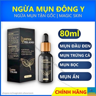 Tinh chất ngừa mụn đông y magic skin | loại bỏ mụn cứng đầu nhất ✔ chính hãng