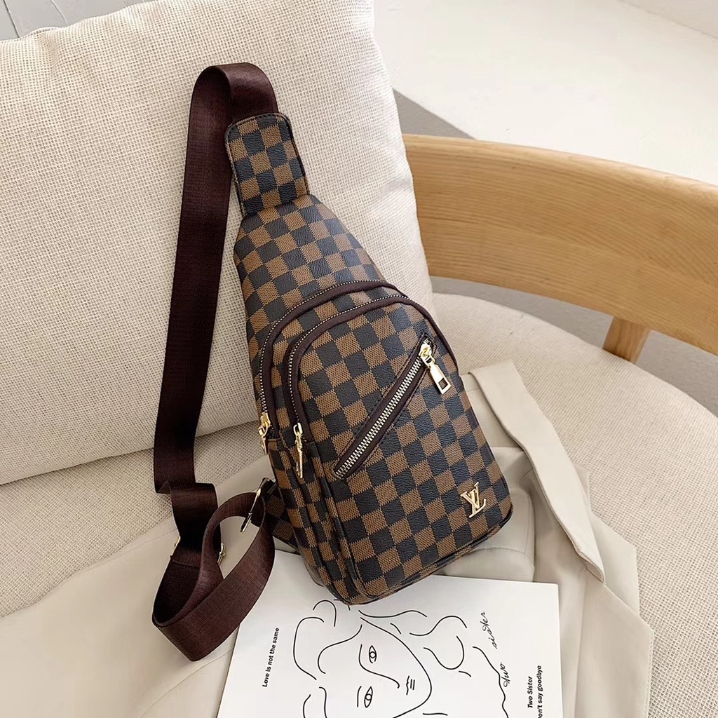 Lv Túi Da Pu Đeo Hông / Trước Ngực Thời Trang Chất Lượng Cao Cho Nam Nữ | BigBuy360 - bigbuy360.vn