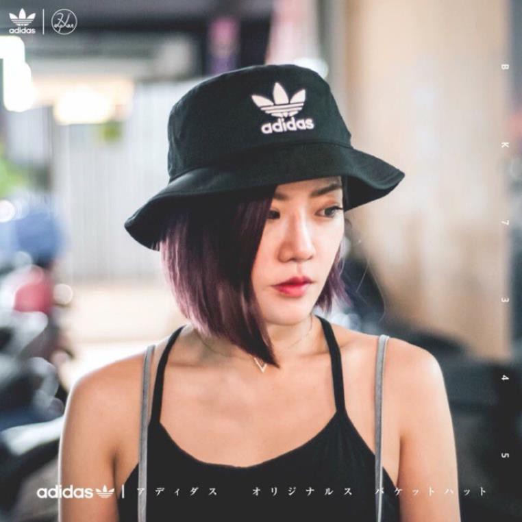 Mũ Bucket Adidas Phong Cách Hàn Quốc Xinh Xắn Cho Nữ Đẹp !