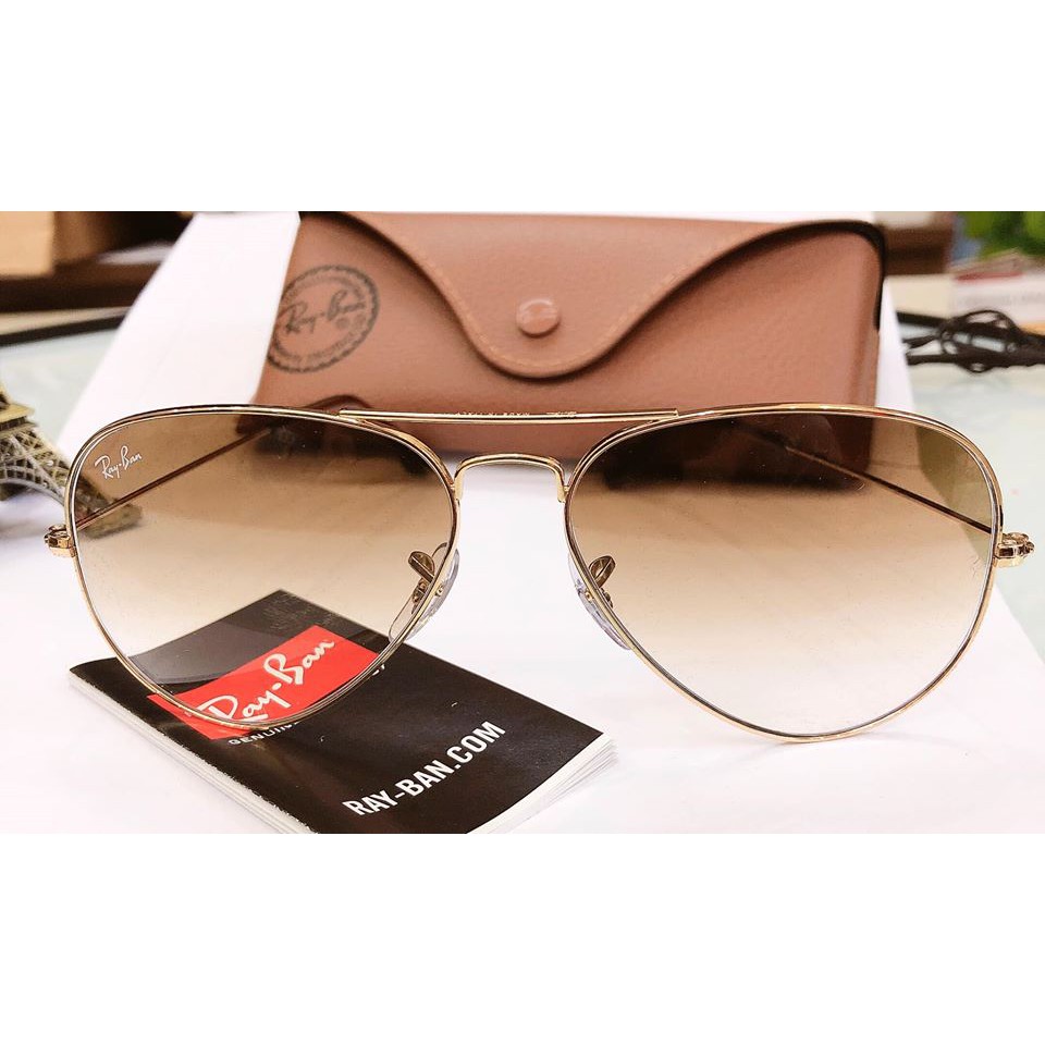 Kính mát nam nữ Rayban AVIATOR Model RB3025 001/51 - Sẵn đủ size 58/62mm couple - unisex