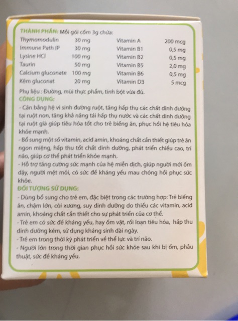 Cốm tăng sức đề kháng bimikids (Luôn sẵn hàng) | BigBuy360 - bigbuy360.vn