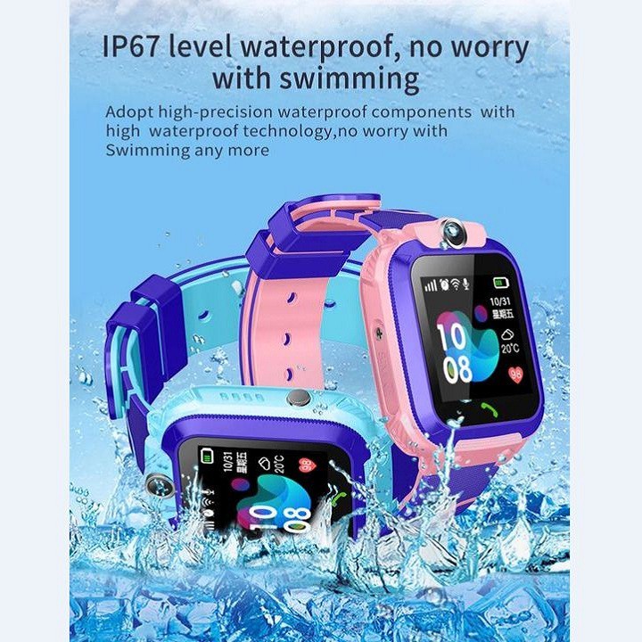 Đồng Hồ Định Vị ⚡FreeShip⚡ Đồng Hồ Định Vị Q20 Dành Cho Trẻ Em Với Hình Thức Đẹp Đẽ Chống Va Đập Tốt