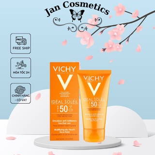Kem Chống Nắng Không Gây Nhờn Rít Không Màu SPF50 Vichy Capital Soleil (50ml)