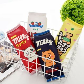 Túi Đựng Bút Hình Hộp Sữa Dễ Thương Độc Đáo - set đồ 1k