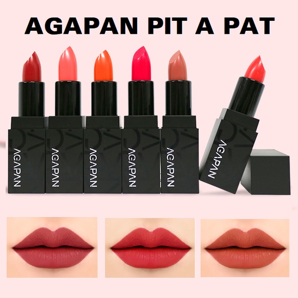Son thỏi lì AGAPAN Pit A Pat Matte Lipstick 3.5g