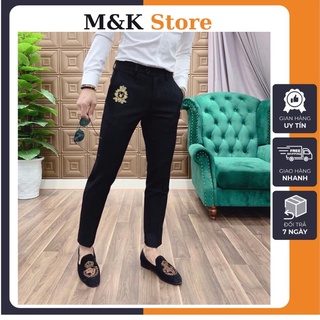 HÀNG MỚI quần âu nam form Hàn dáng basic dễ phối đồ mix logo nhện vàng CAM KẾT CHẤT LƯỢNG VÀ BAO LỖI