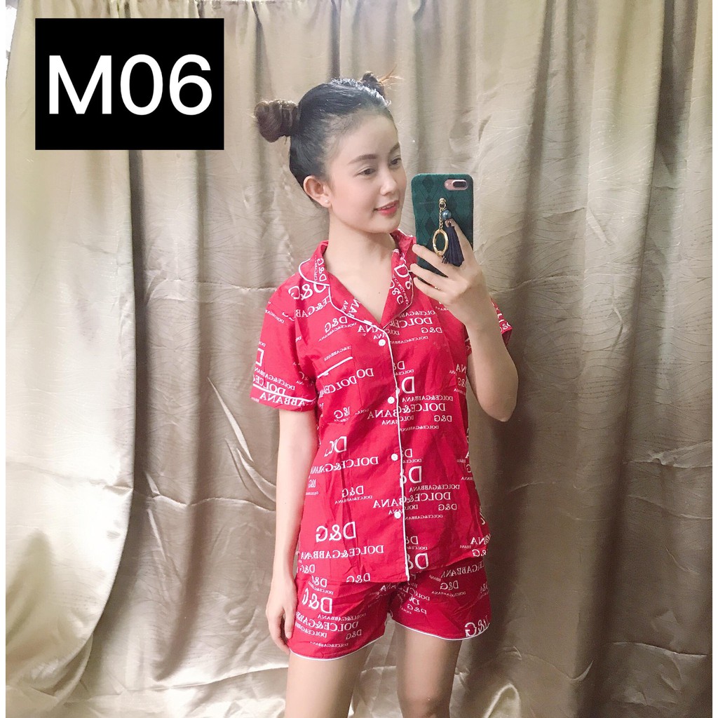 Set Đồ Bộ Pizama Nữ Mặc Nhà Đùi Nhiều Họa Tiết Hàng Đẹp Xinh Xắn Kèm Hình Thật Tự Chụp