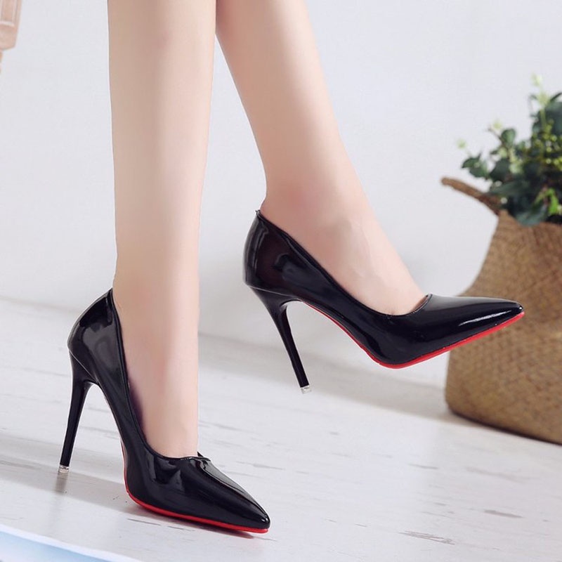 IELGY Giày Mũi Nhọn Phong Cách Âu Mỹ Cho Nữ