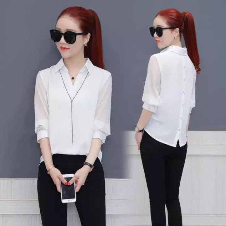 [ THANH LÍ- XẢ KHO ] - SƠ MI CÔNG SỞ NỮ TRẺ TRUNG - HÀNG VIỆT NAM CHẤT LƯỢNG CAO - CHÍNH HÃNG( MÃ V1) | BigBuy360 - bigbuy360.vn