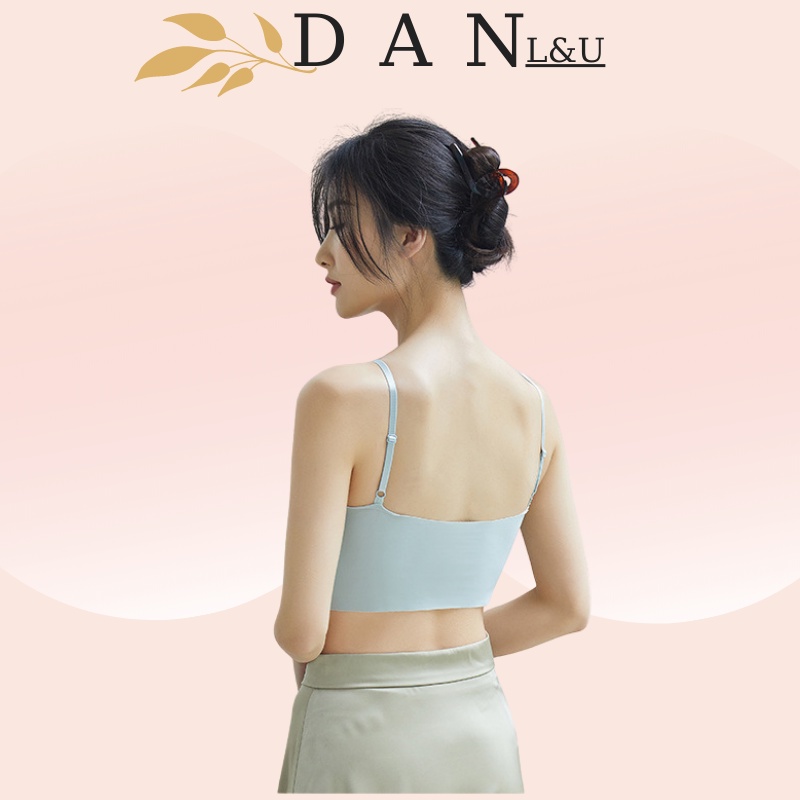 Áo Ngực Bra Cúp Phối Ren Mềm Mại Nữ Tính DAN L&amp;U 8842