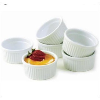 [GIÁ SỐC] Khuôn sứ Ramekin Tròn Sọc Làm Bánh