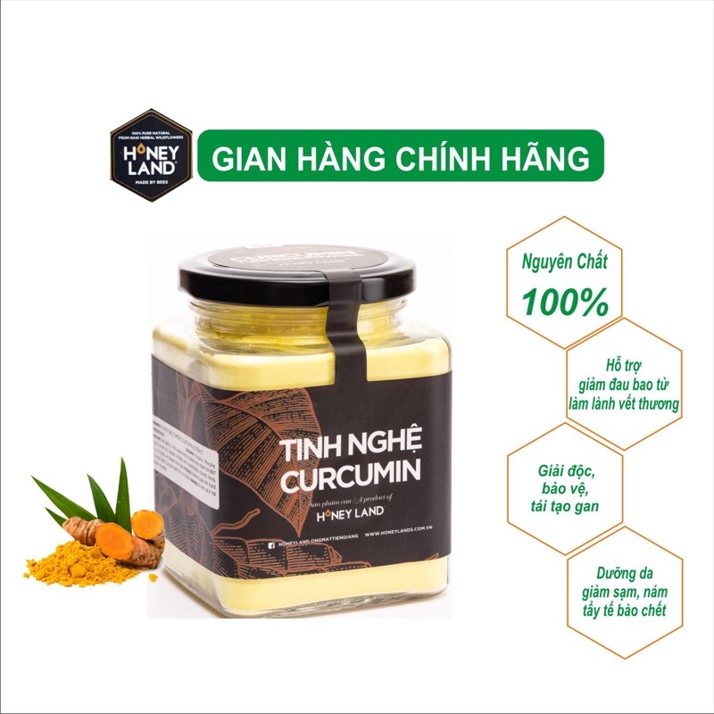 Tinh Nghệ Curcumin HONEYLAND 200g