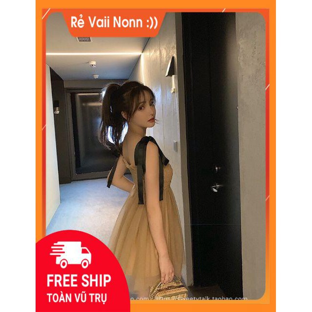 🌈FREESHIP🌈 Đầm công chúa ngắn vôn lưới đẹp xuất sắc (Siêu đẹp )