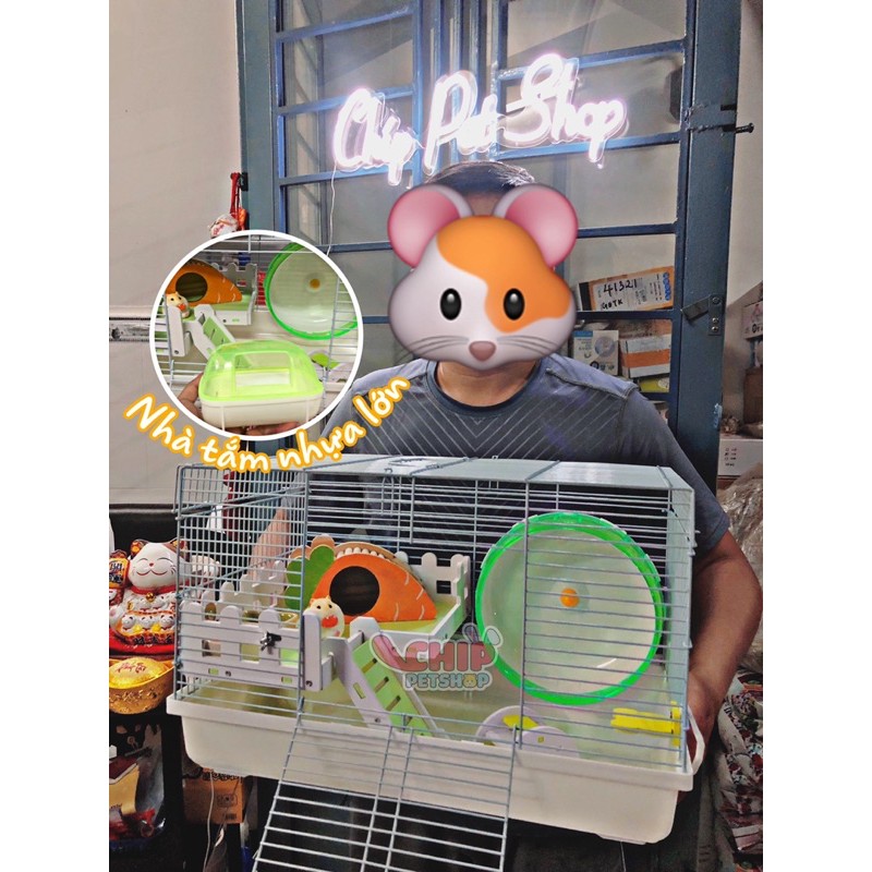 Lồng Hamster KHÔNG PHỤ KIỆN <Size 47x30>