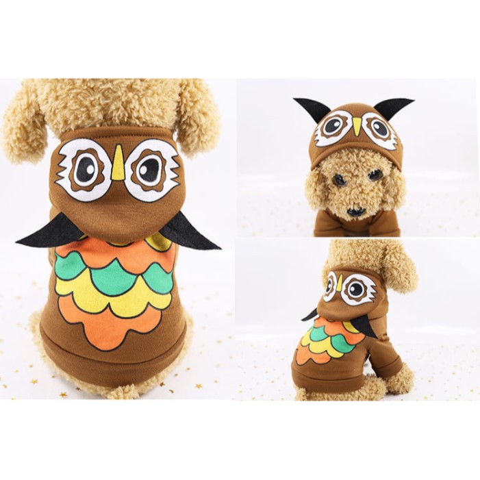 ⛔️[SALE SIÊU HOT] Quần áo chó mèo thú cưng: áo nỉ hình thú siêu cute hàng đẹp - GOUMAO PET