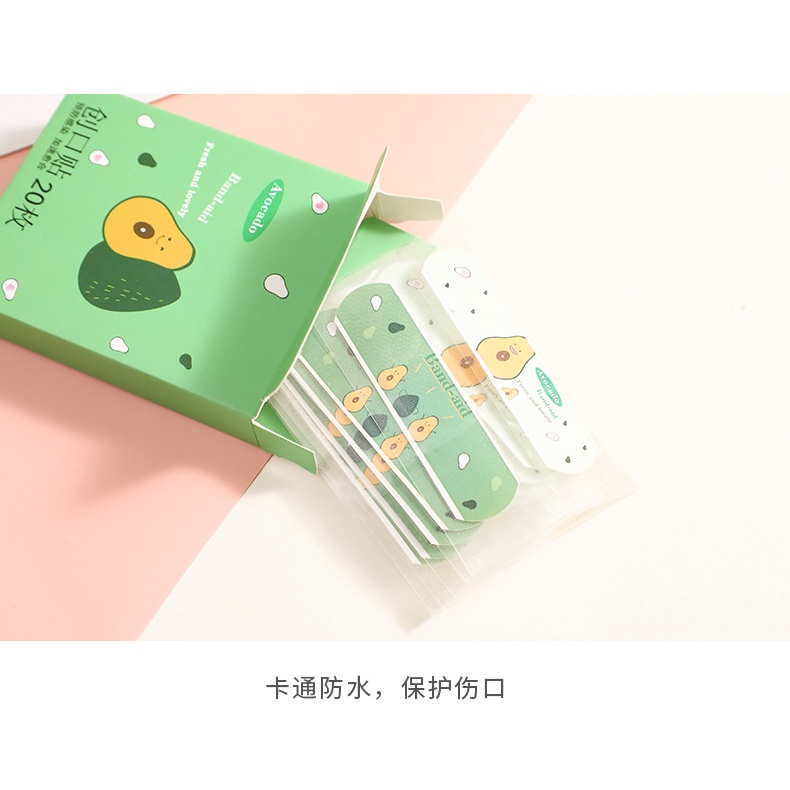HỘP 20 MIẾNG Băng keo cá nhân urgo cute dễ thương hàn quốc chống nước hoạt hình