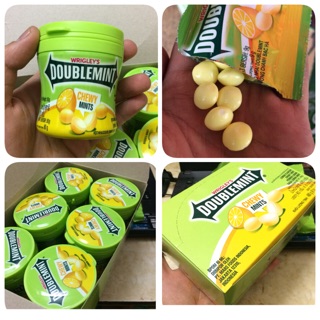 Hũ Kẹo Lọ WingLey’s DoubleMint ChewMint Cam 80g