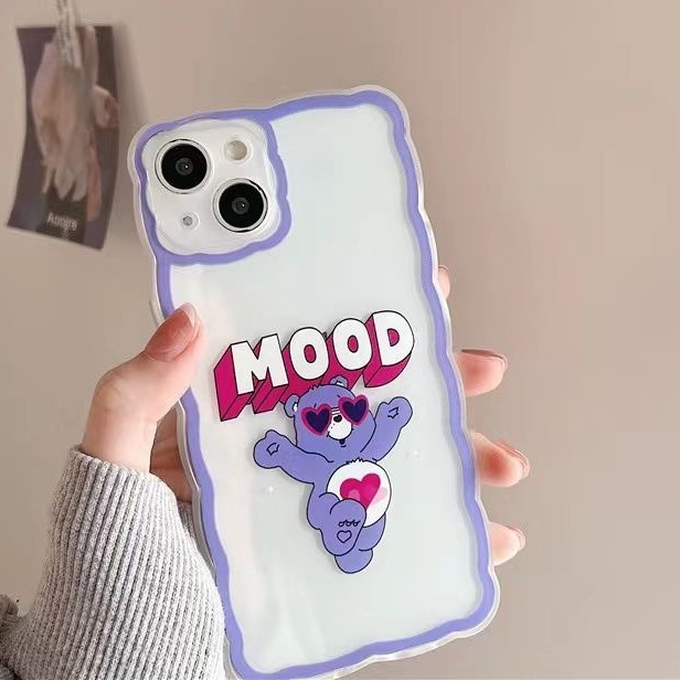 Ốp Điện Thoại TPU Silicon Mềm Trong Suốt Hình Gấu Dễ Thương Cho IPhone 13 12 Mini 11 Pro X XR XS Max SE 2020 6 6S 7 8 Plus