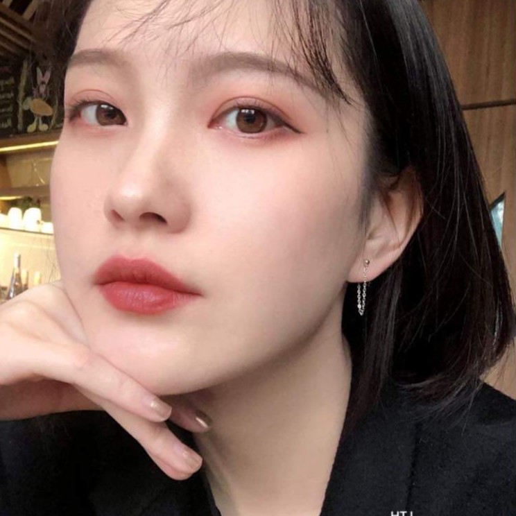 Bông tai bi móc xích bạc 925