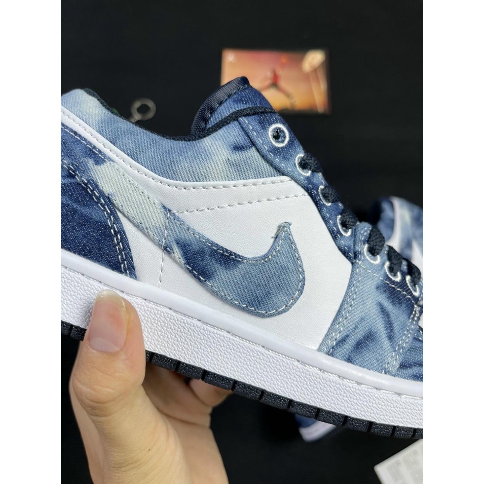 Hàng sẵn kho-Giày Sneaker Jordan Low Vải Bò Cao Cấp 1.1 Trung Full Box | BigBuy360 - bigbuy360.vn