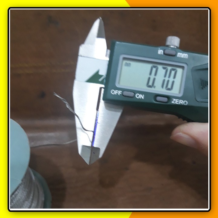 100m cáp 0.7mm, dây inox trần hoặc dây bọc nhựa, đa dụng, làm dây mồi, dây trang trí, treo bảng tên...