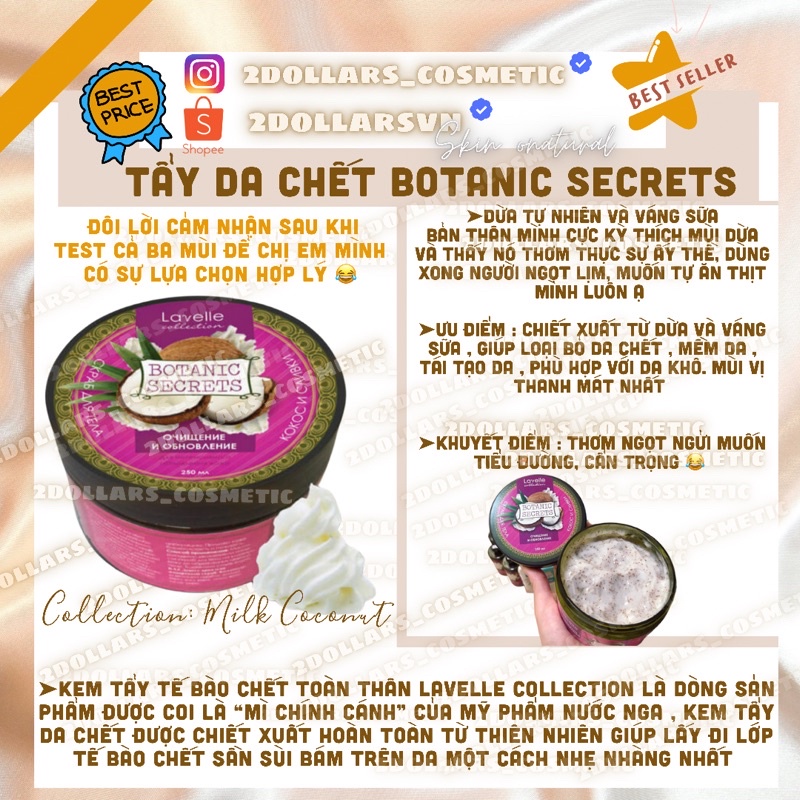 TẨY DA CHẾT BOTANIC SECRETS