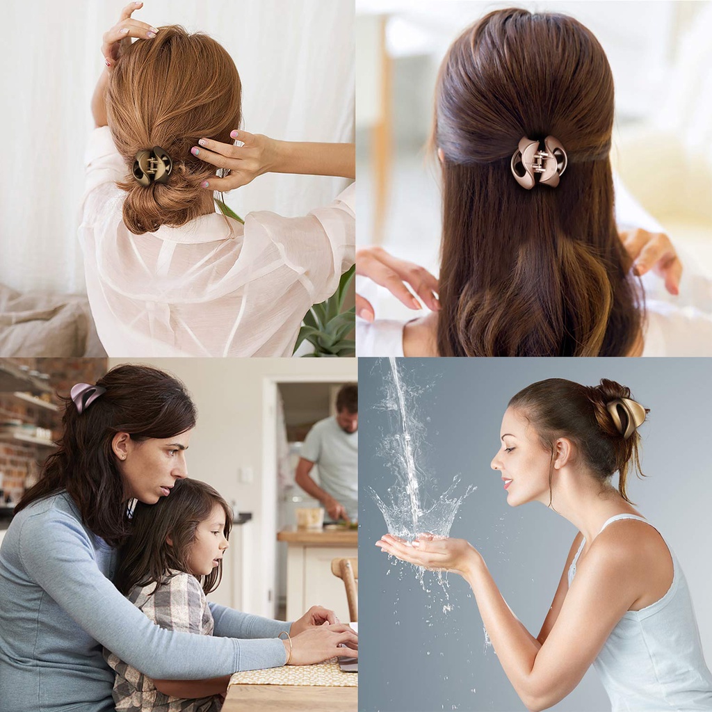 Kẹp Tóc Càng Cua Tạo Kiểu Tóc Sành Điệu Không Trượt Cho Nữ